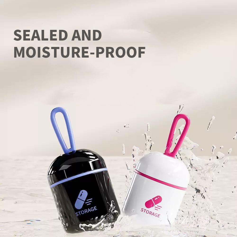 1 шт. Мини-бокс для лекарств - Компактный, Удобный, Водонепроницаемый и Влагостойкий - Домашний бокс для хранения таблеток