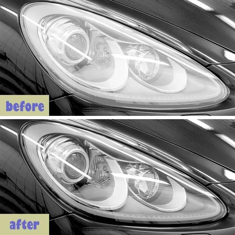 800 мл Полироль для фар автомобиля Набор для восстановления фар Жидкость для восстановления фар Уход за фарами автомобиля Жидкая полироль