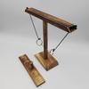Wooden Hook and Ring Game Set Handheld Board Games Battle Ring Toss Game  Adults