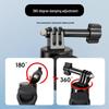 Силиконовое Эластичное Крепление для Камеры DJI Osmo Action - Вращающееся Крепление на Руль для Велосипеда и Прямых Трансляций.