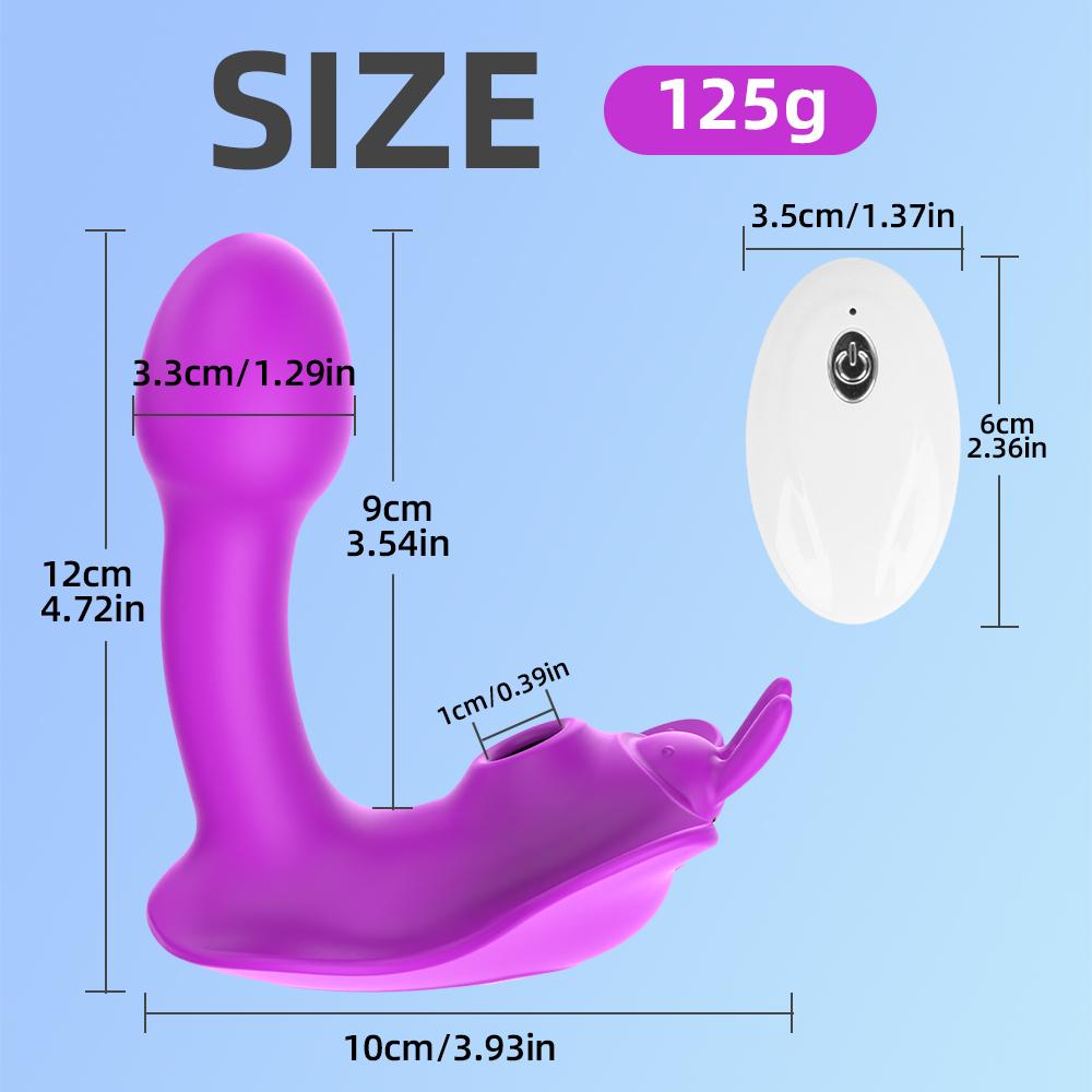 Для женщин трусики-присоски вибратор-бабочка присоска для клитора массажер вагинальный G-Spot мощный вибростимулятор женские секс-игрушки