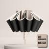 UV Umbrella Windproof Umbrella for Men Women Fully Automatic Reverse Folding Umbrella with Reflective Stripe Carabiner Handle