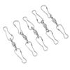 20pcs Windsock Clips Stainless Steel 360 Degree Rotation Dual Clip Wind Spinners Hangers for Wind
