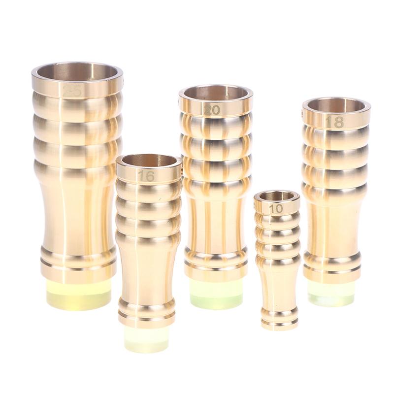1 шт. 10/16/18/20/25 Латунный наконечник для трости с противоскользящей резиновой накладкой для треккинговой палки, ножки стула, замена ножек