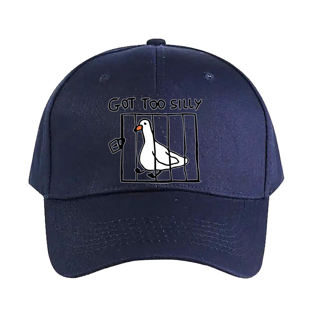 Got Too Silly Caps Summer Adult Baseball Cap Adjustable with Curved Brim Duckbill Hat Protection Sun Hats