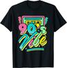 90s Vibe Vintage Retro Costume Party Nineties Unisexs Womens TShirt Music Lover Cool 90s Costume Funny Graphic Tee Tops Gifts