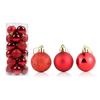 24Pcs Christmas Ball Delicate Reusable High Gloss Xmas Tree Decor Ball Pendant Home Decor