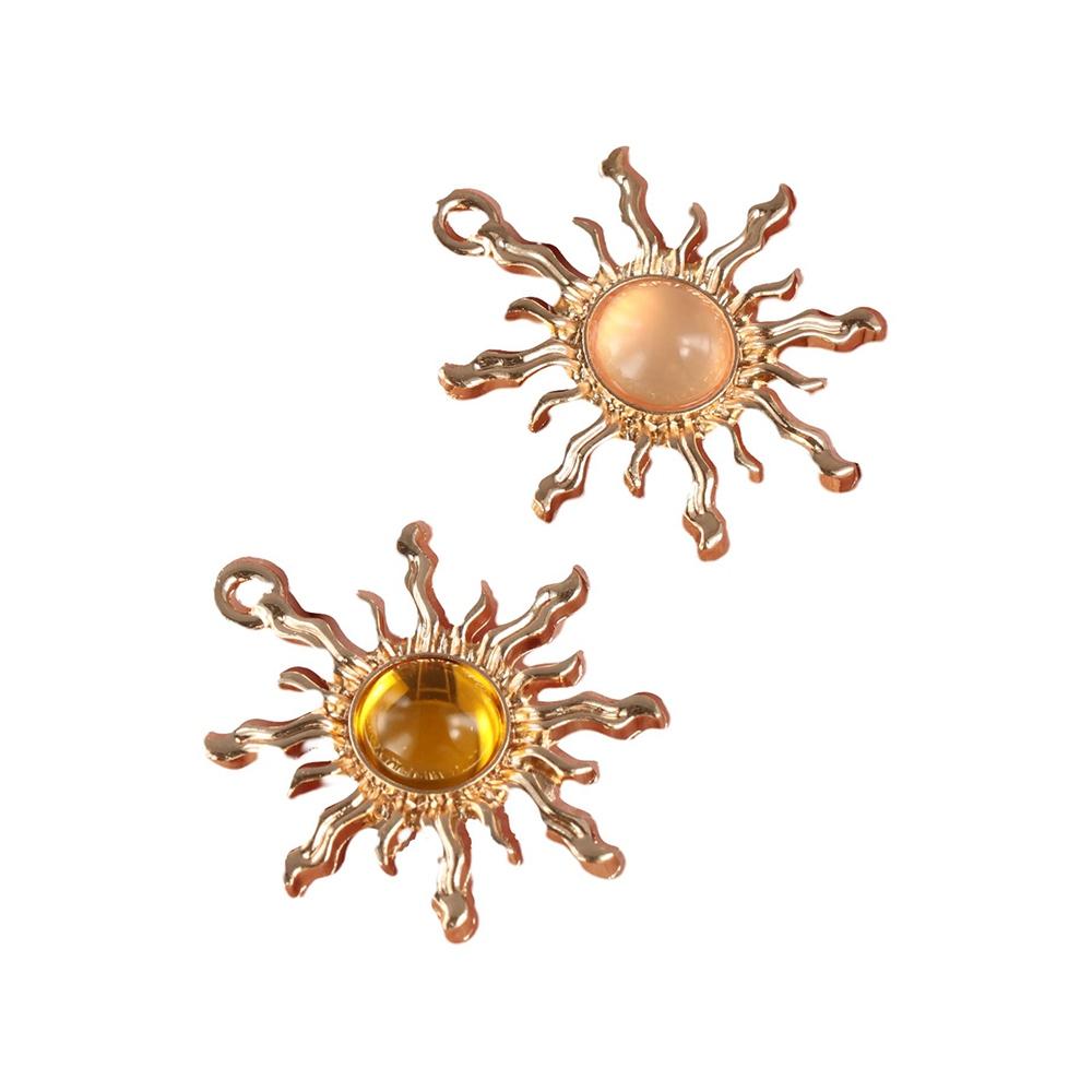 10 шт. очаровательные подвески в виде солнца из драгоценных камней своими руками, подвеска из драгоценных камней, ювелирные изделия, аксессуары, изготовление ювелирных изделий