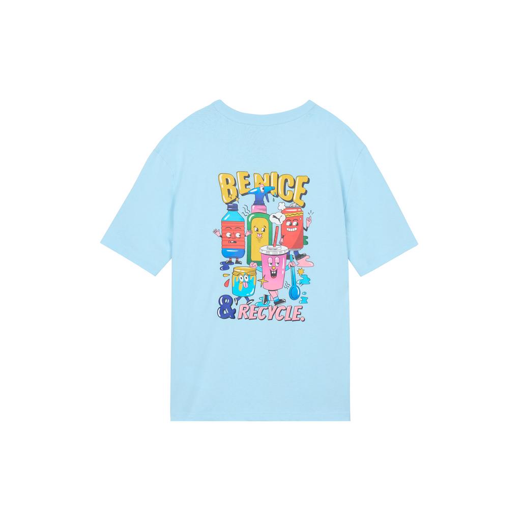 New PUMA T Shirts Men's Sky Blue 531335-90