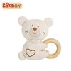 Organic Cotton Baby Hand Shake Toy With Chewable Rattles For Infants 01 Year