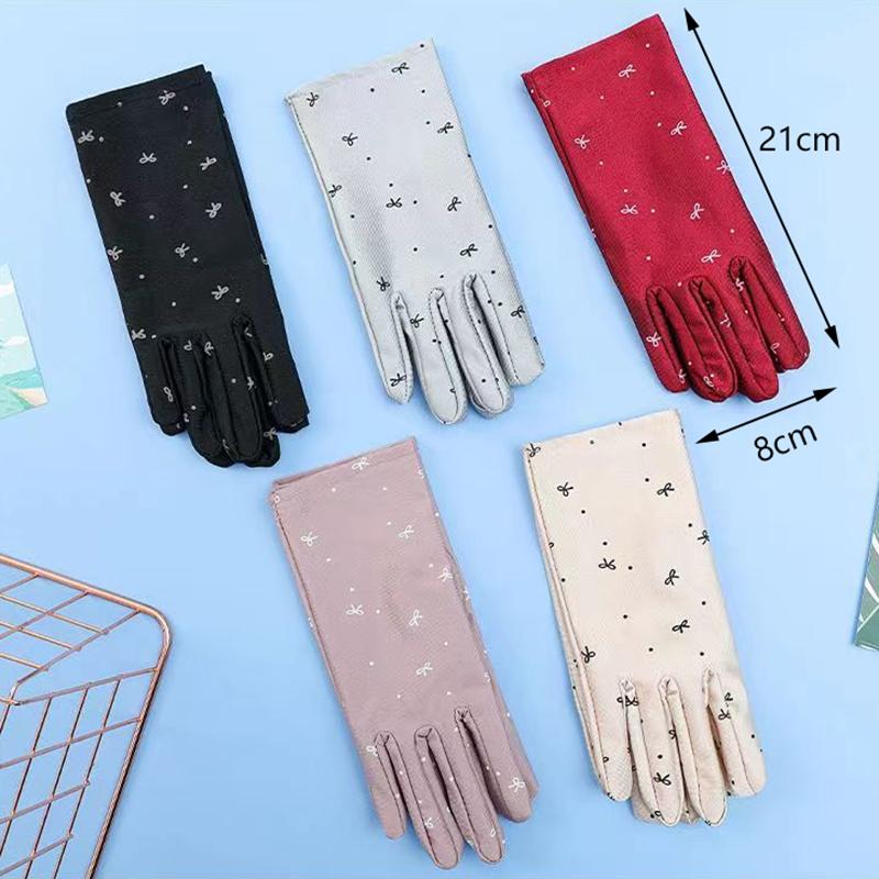 Женские перчатки-митенки для вождения, солнцезащитные перчатки, женские летние дышащие эластичные перчатки для защиты от солнца для леди, девушки