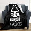 Forest Name Tree Logo Blanket Lightweight Blanket For Sofa Bed Travel Camping Living Room Office Sofa Chair And Bed Digital Printed Fleece Blanket