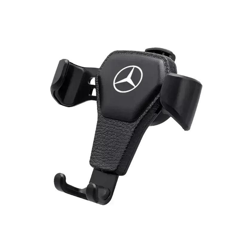 BVT1 Gravity Auto Phone Holder Car Air Vent Clip Mount Mobile Phone Holder For Mercedes Benz B/C/E/S Class A Class C200L GLC GLK CLA