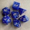 7pcs/lot Polyhedral Dice Set Double-Colors Dice D4 D6 D8 D10 D% D12 D20 for DND RPG Table Games