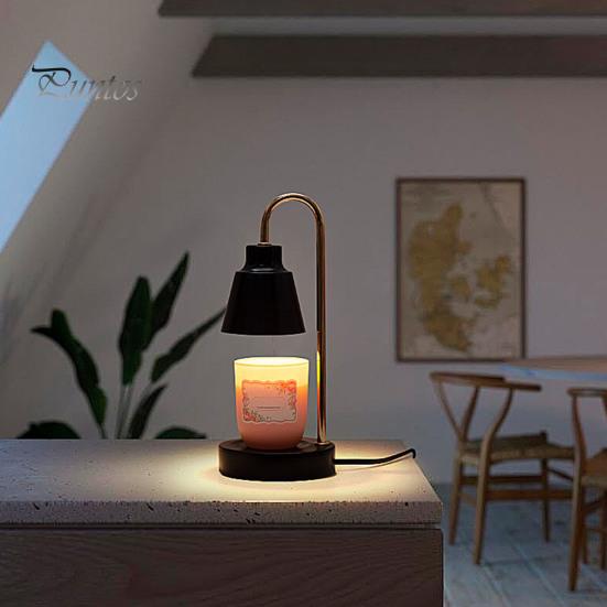 Лампа-подогреватель свечей с таймером, мягкое свечение, без мерцания, регулируемая яркость, ароматизированный восковой расплавитель, светодиодная прикроватная лампа, декор