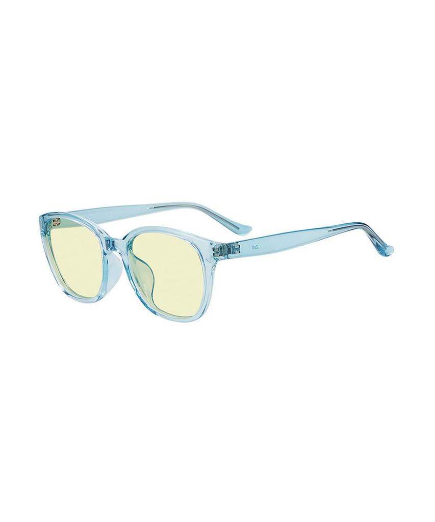 Солнцезащитные очки CUT Цветные TR УФ Унисекс [Zoff] SUNCUTGlasses/УФ100% Вейлингтон (синий (чистый) - ZA181G06_70A2) Линзы, Легкий, Материал,