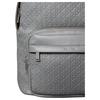 Calvin Klein Signature embossed adjustable shoulder strap polyurethane backpack men's charcoal gray