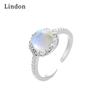 Классическое кольцо Lindon из медного сплава с цирконием, женские ювелирные изделия, свадебный подарок для вечеринки