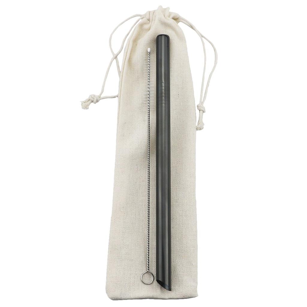 Metal Drinking Straw Set Reusable Straw 18/10 Stainless Steel Straw Wide 12mm Pearl Milkshake Bubble Tea Straw Party With Brush