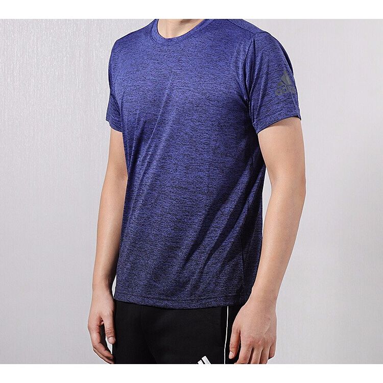 Adidas Freelift Gradient Training Short Sleeve Tee Men Tops Navy DZ8495