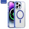 Luxury Wireless Charge For Magsafe Phone Case for iPhone 17 16 15 14 Pro Max Plus Transparent Magnetic Electroplate Bumper Cover