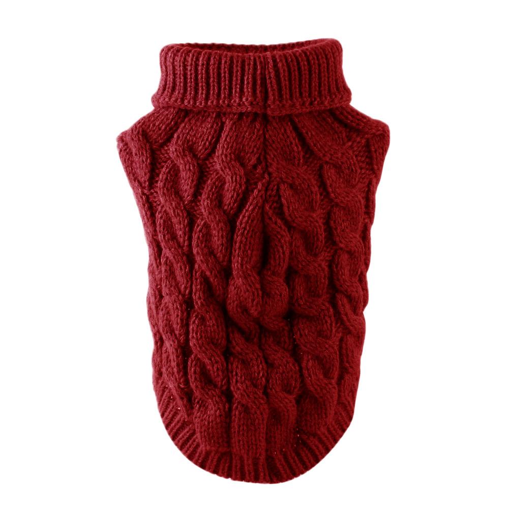 Ткань для домашних животных, мягкая трикотажная для маленьких и средних собак, зимняя одежда, теплая одежда для собак, рождественская одежда C I7F5