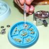 Двойной слой чистящий чехол для часов пылезащитный чехол пластиковый стол инструмент для ремонта новый лоток для хранения