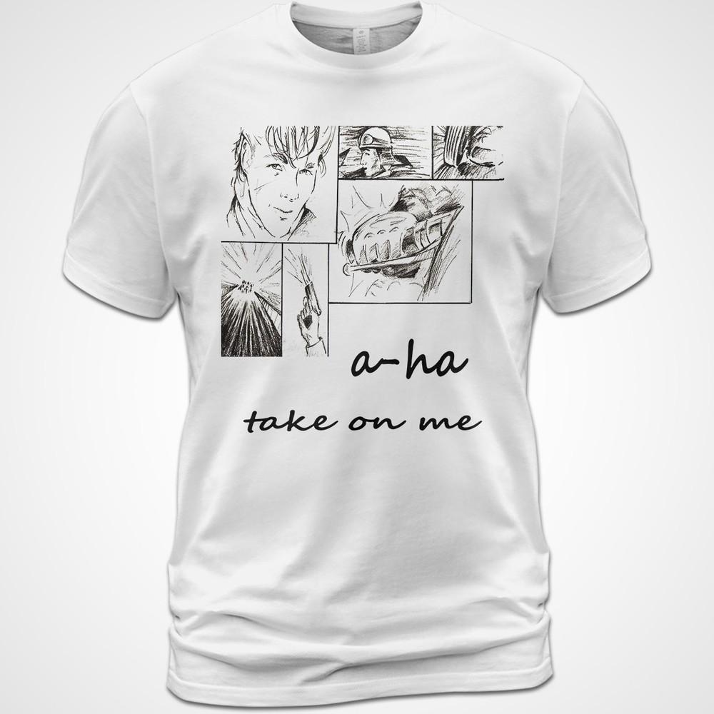 Cotton T-shirt Take On Me A-Ha Furuholmen Morten Harket Waaktaar-Savoy Unisex T-Shirt