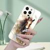 Креативный Простой Красивый Чехол для Телефона с Лошадью Для iPhone 17 Чехлы iPhone 16 Pro Max 15 14 13 12 11 XS X XR 7 8 Plus 16E 17Air Чехол