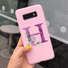 Милый Чехол С Буквами Для Samsung Galaxy S10 Plus Чехол S10 S10e Мягкий Силиконовый Задний Чехол Для Телефона Для Samsung S10 S10e S10+ Чехол Coque