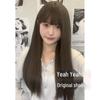 Korean Lolita Long Straight Natural Look Wig for Women