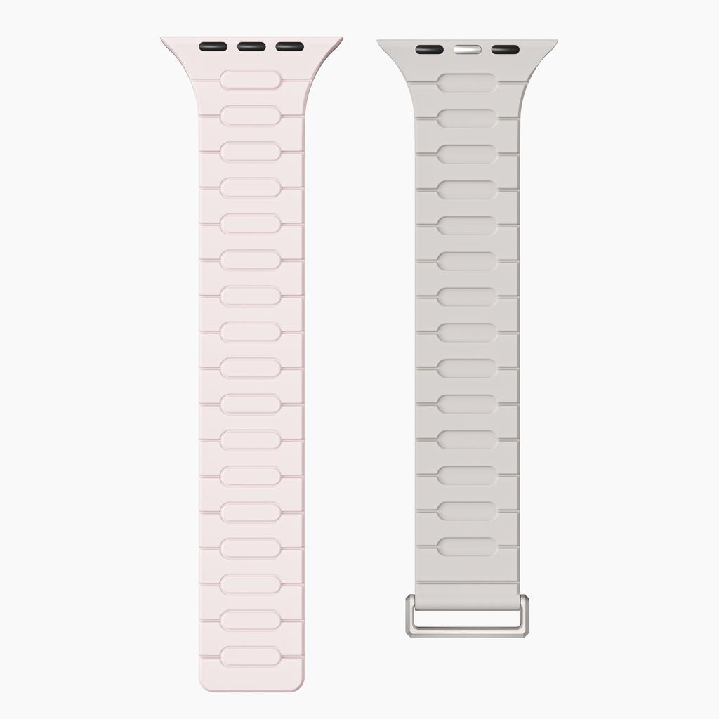 Silicone Smart Watch Band Magnetic Closure 40/41/42MM Belt Strap 44/45/46MM/49MM for Appl Watch Series 11/10/9/8/7/6/Ultra 3/SE 3
