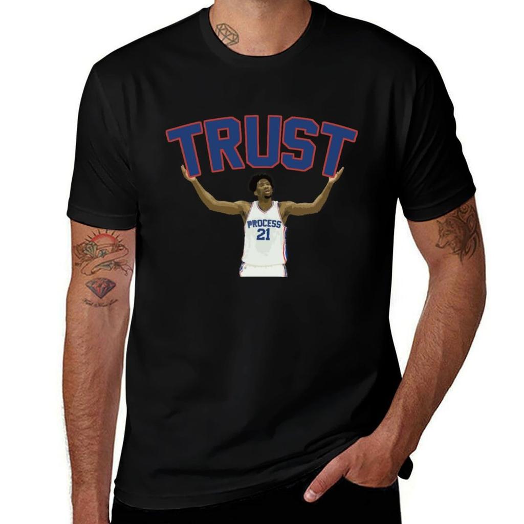 Trust the Process TShirt Basic Solid Color Casual Tee Shirt