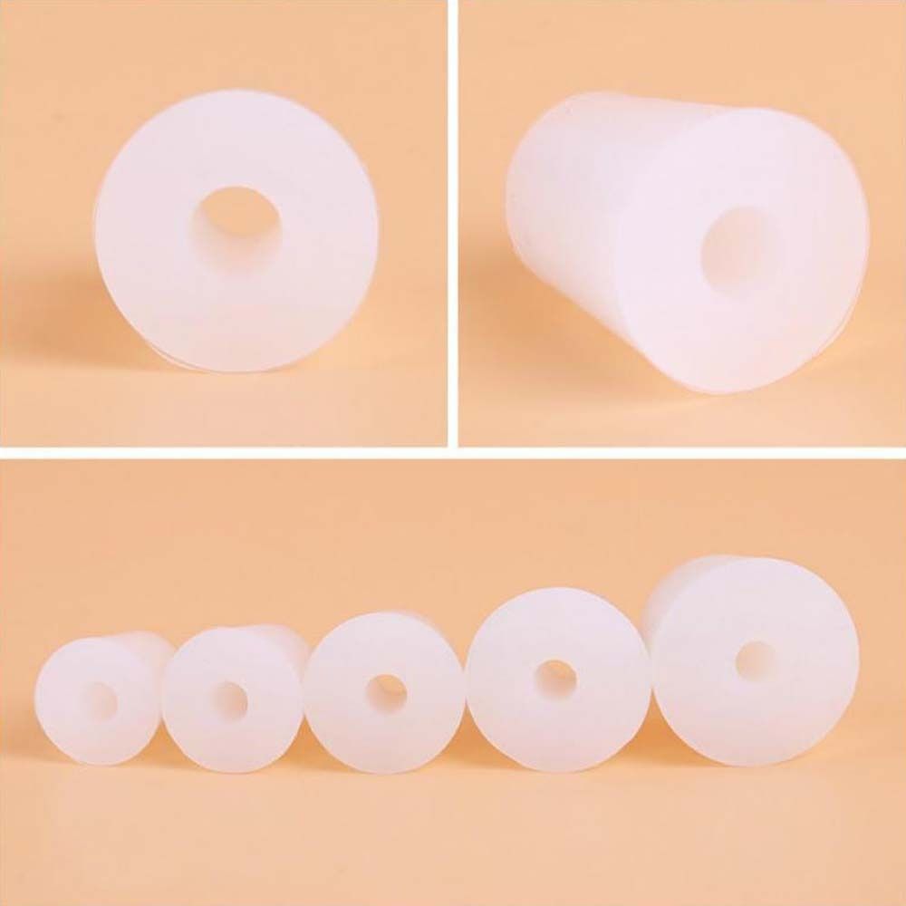 Hollow Water Pipe Wide Mouth Bottle Silicone Fermenter Cover Silicone Plug Test Tube Bottle Stopper
