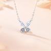 Sparkling Butterfly Necklace Femininity Sweet Collarbone Chain Necklace