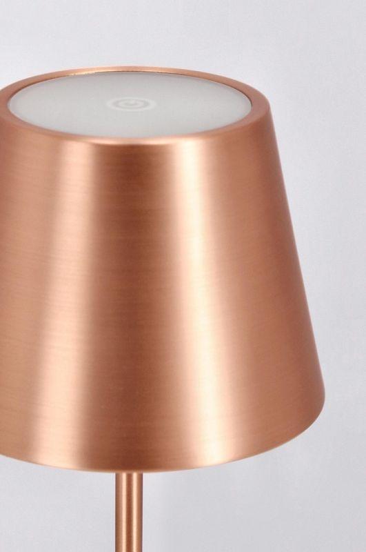 Bolzano Eterium LED Table Lamp Ø12 Copper Metal