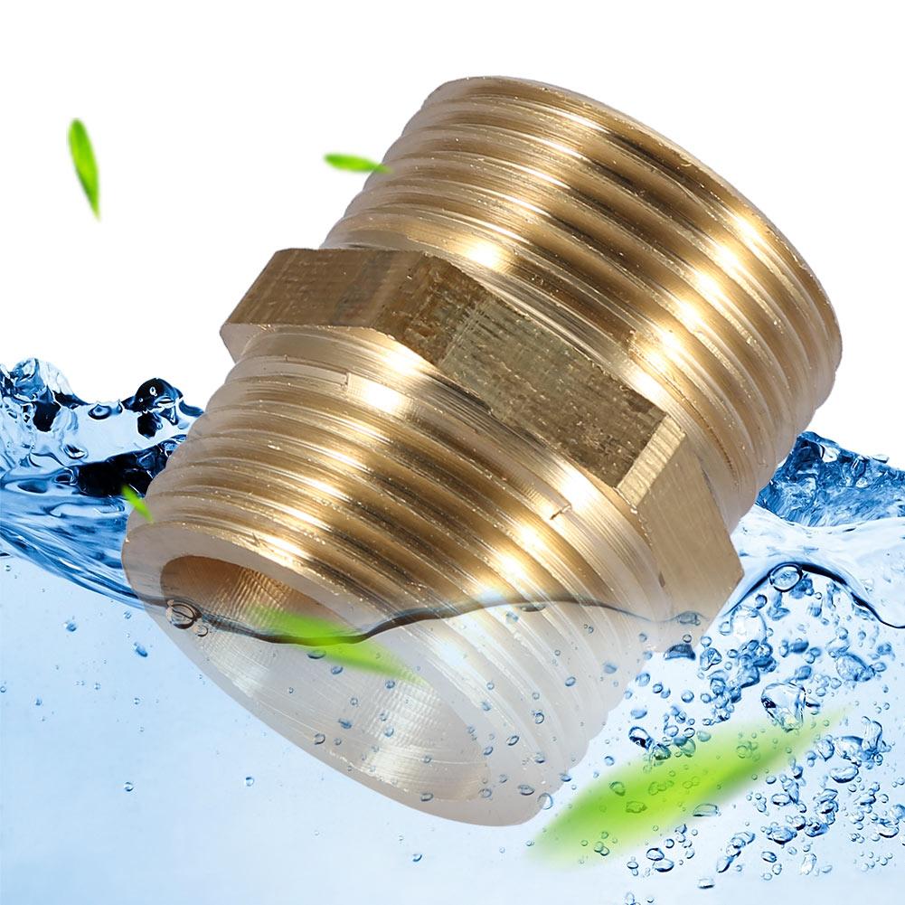 G1 Brass Pipe Fitting Hex Nipple Water Tube Connecting Accessories (intensification)