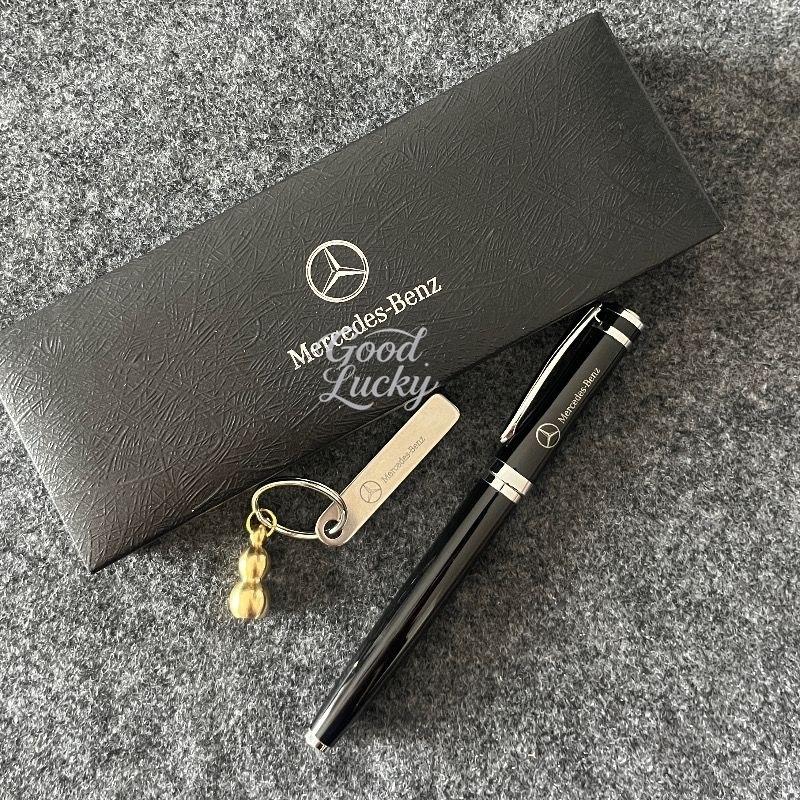 CQT1 New Emblem Metal Mercedes Benz Engraved Fountain Pen Gifts Souvenirs Signature Pens Business Ballpoint Pen School Supplies