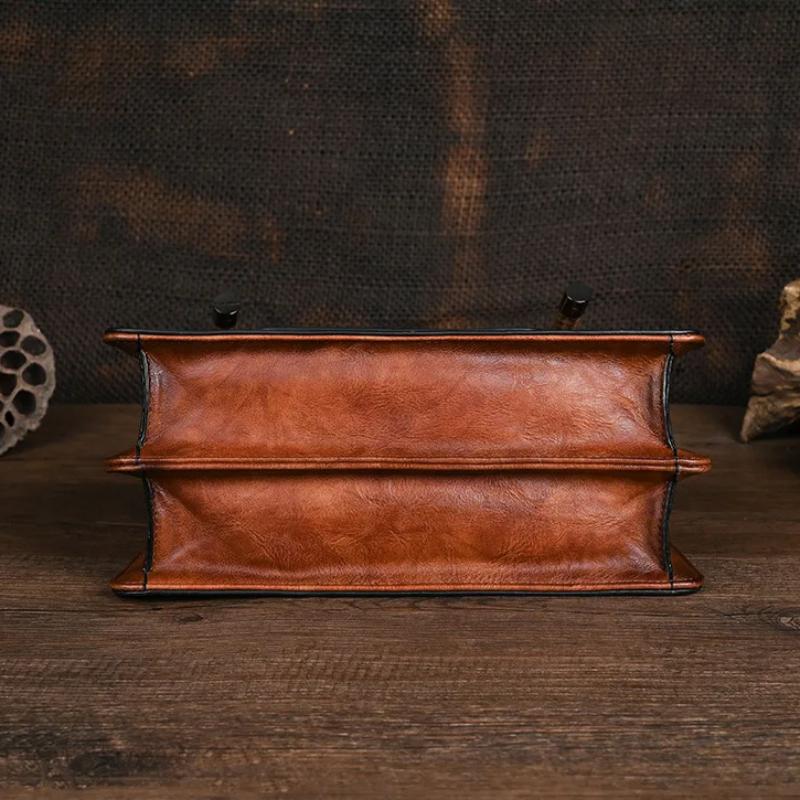 Johnature Винтажная женская кожаная сумка с тиснением ручной работы, роскошная сумка, универсальные женские сумки на плечо и через плечо