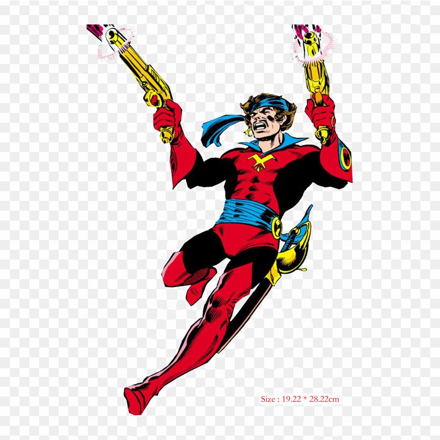 Corsair X Men Cyclops Professor X Iron On Heat Transfer Printing Vinyl Patches Sticker for Clothes DIY Appliques Washable Patches