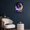 HAODEOO 5D Diamond Art Moon 5D Diamond Painting Mosaic Art Diamond Painting Kit Картина из бисера Полный набор пасты для вышивки бисером Мозаика из бисера Художественное оформление
