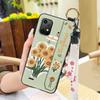 Oil Painting Flower Phone Case For UMIDIGI Bison X20 Wristband Wrist Strap Kickstand Soft Case Ring Protective Durable