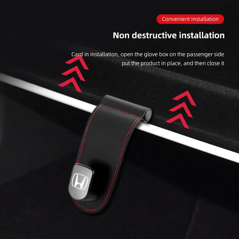 TQDX8 Car Co Pilot Storage Hook Creative Storage Metal Hooks For Honda Civic Accord Crosstour Spirior Odyssey Avancier UR-V Sienna