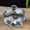 Цинк цинковый сплав ремесло Лотос журавль подвесная печь форма журавля антикварный подвесной поднос для благовоний чайный зал