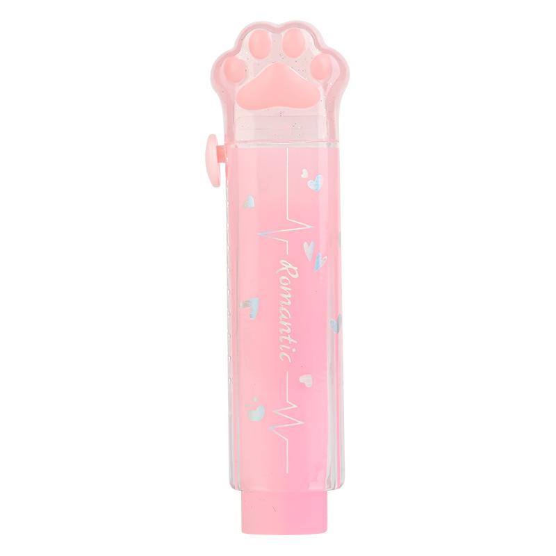 Ластики для карандашей Jelly Color, ластики Kawaii Cat Paw, резиновые ластики для школы, письменные принадлежности, корейские канцелярские принадлежности для детей, подарки для офиса
