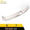 SWM X7 Rear Guard Plate Sequin - Stainless Steel Tailgate Trunk Protector and Modification Accessory