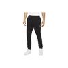 Solid Color Logo Print Joggers Men Bottoms Black 826431-010