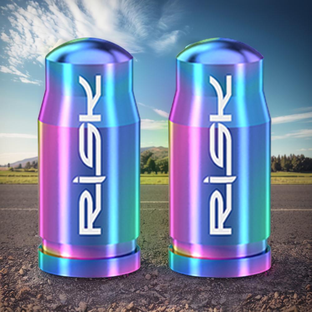 Titanium Alloy Mountain Road Bike Valve Caps Set Dustproof MTB Bicycle Tire Valve Nut Cover Bicycle Accessories