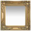 VidaXL Wall Mirror Baroque Style 40x40 Cm Gold 320305