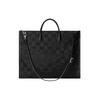 Gucci Кожаная сумка-тоут с логотипом Off The Grid Мужская сумка-тоут Черная 630353-H9HAN-1000